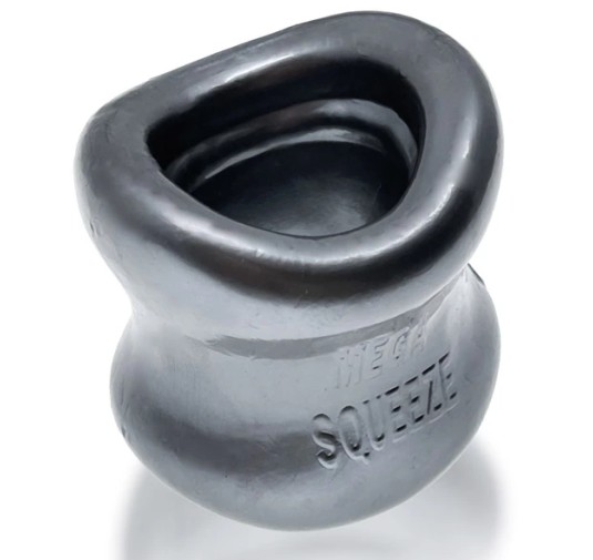 Oxballs - Mega Squeeze Ergofit Ballstretcher Srebrny